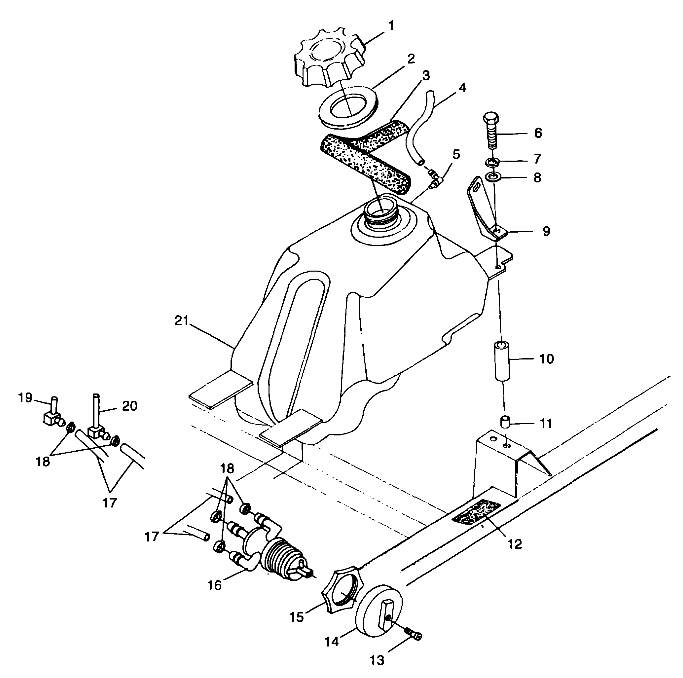 Part Number : 2520143 TANK ASM FUEL