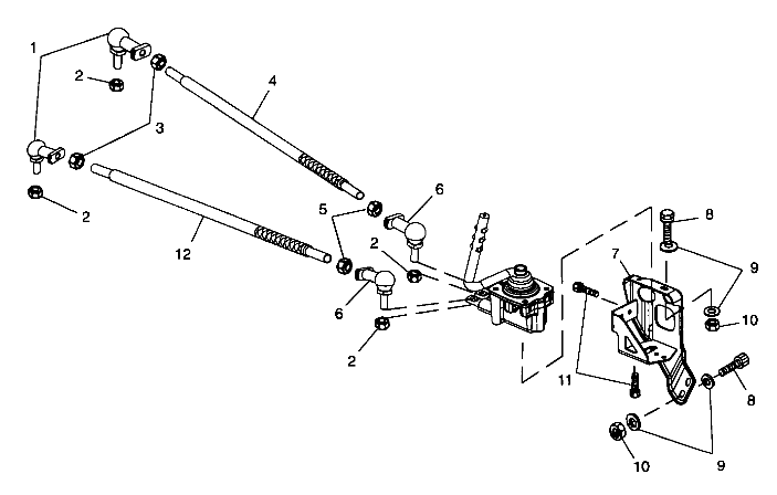 Part Number : 1012822-067 SHIFTER BRKT BLK