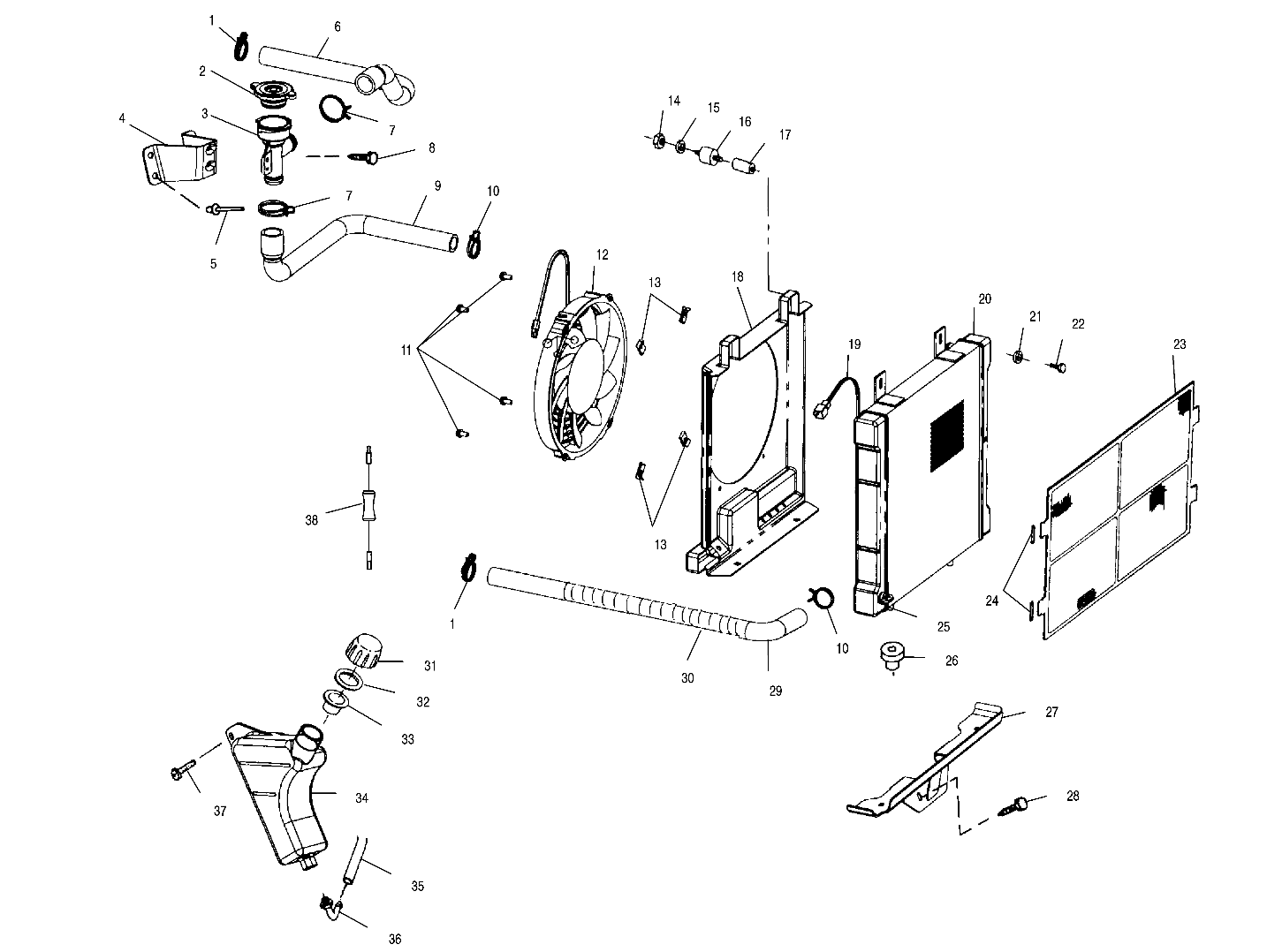 Part Number : 2410123 FAN AND MOTOR ASSEMBLY  SPAL