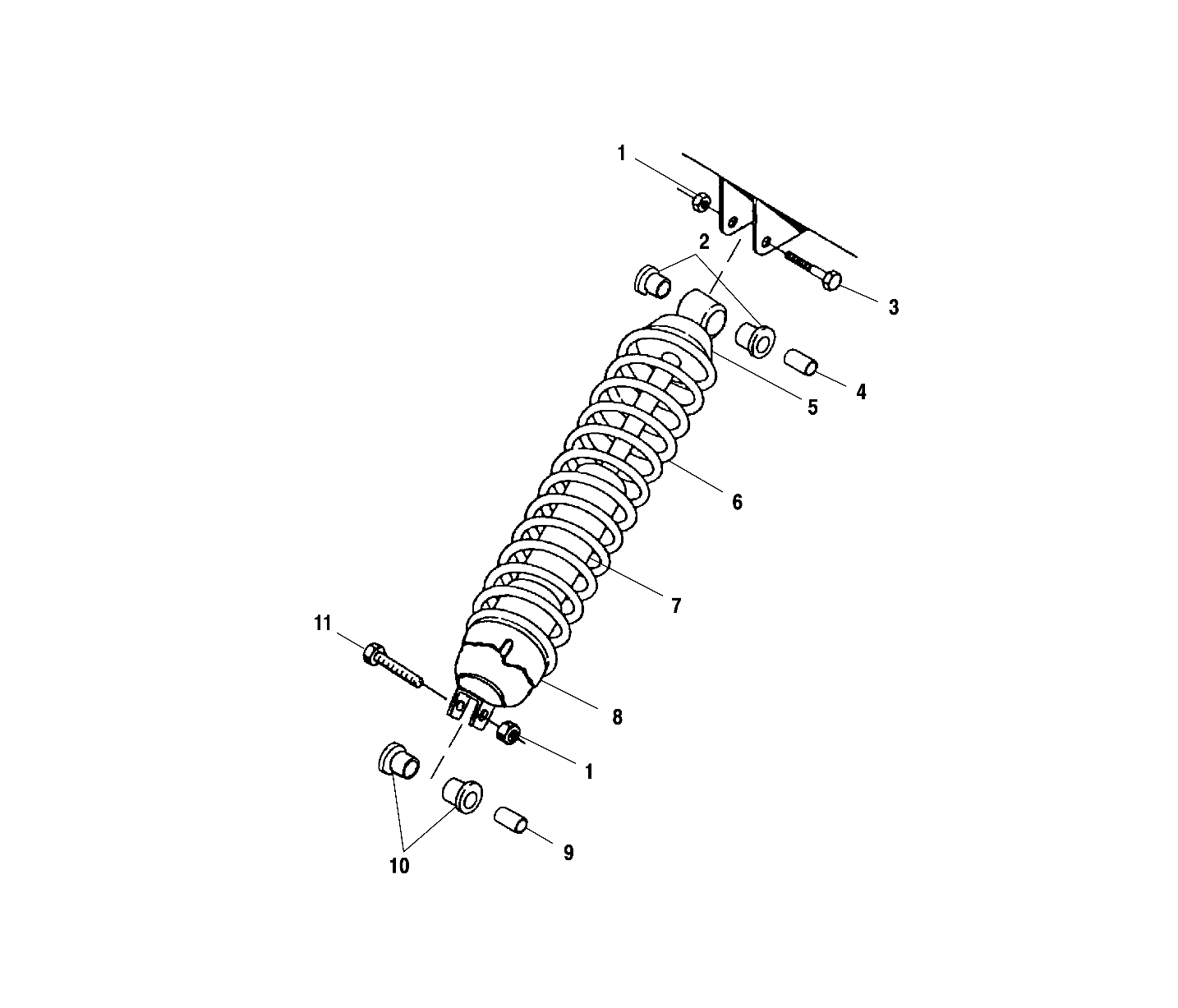 Part Number : 7041777-067 SPRING-COMP 125# BLACK