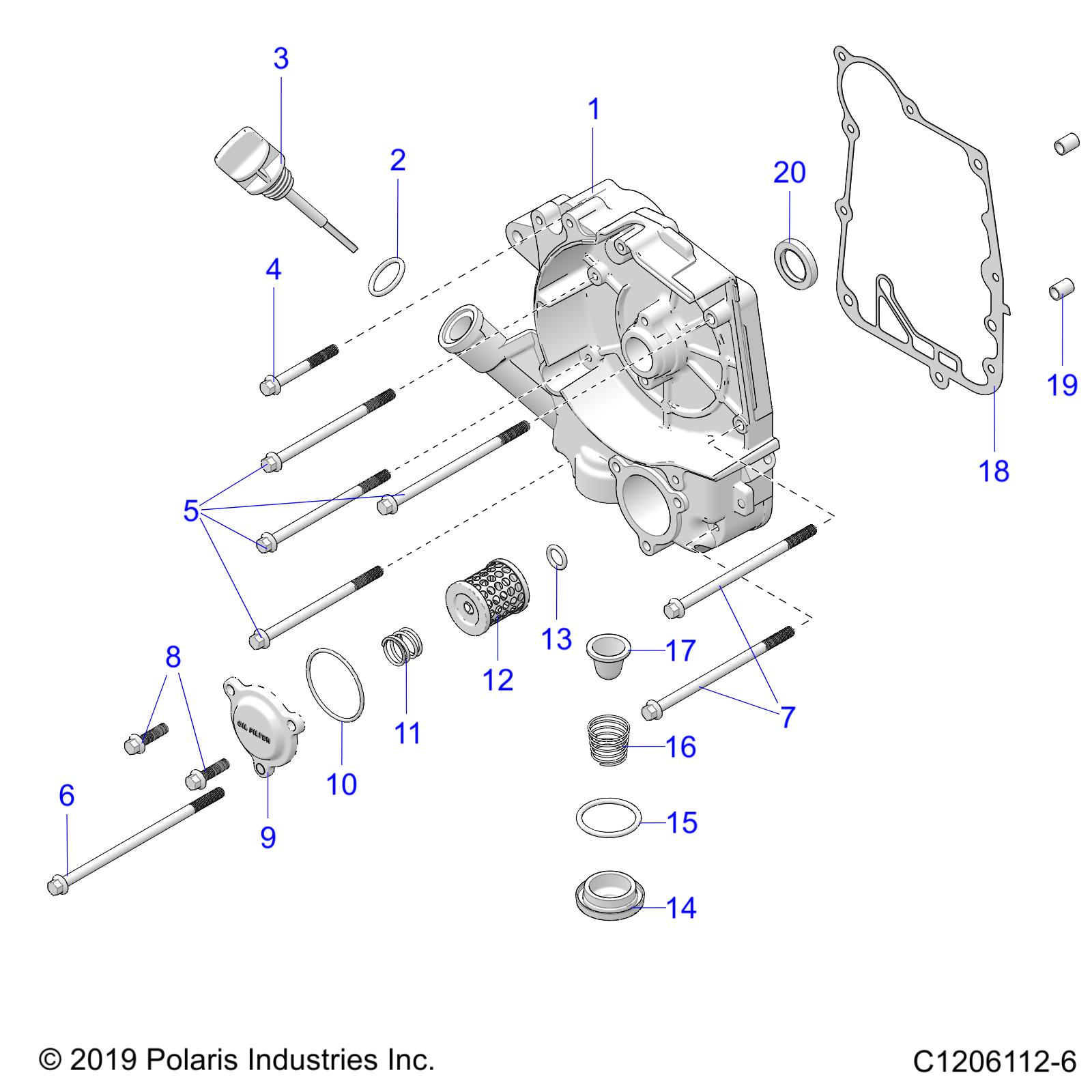 Part Number : 3050327 BOLT M6X18