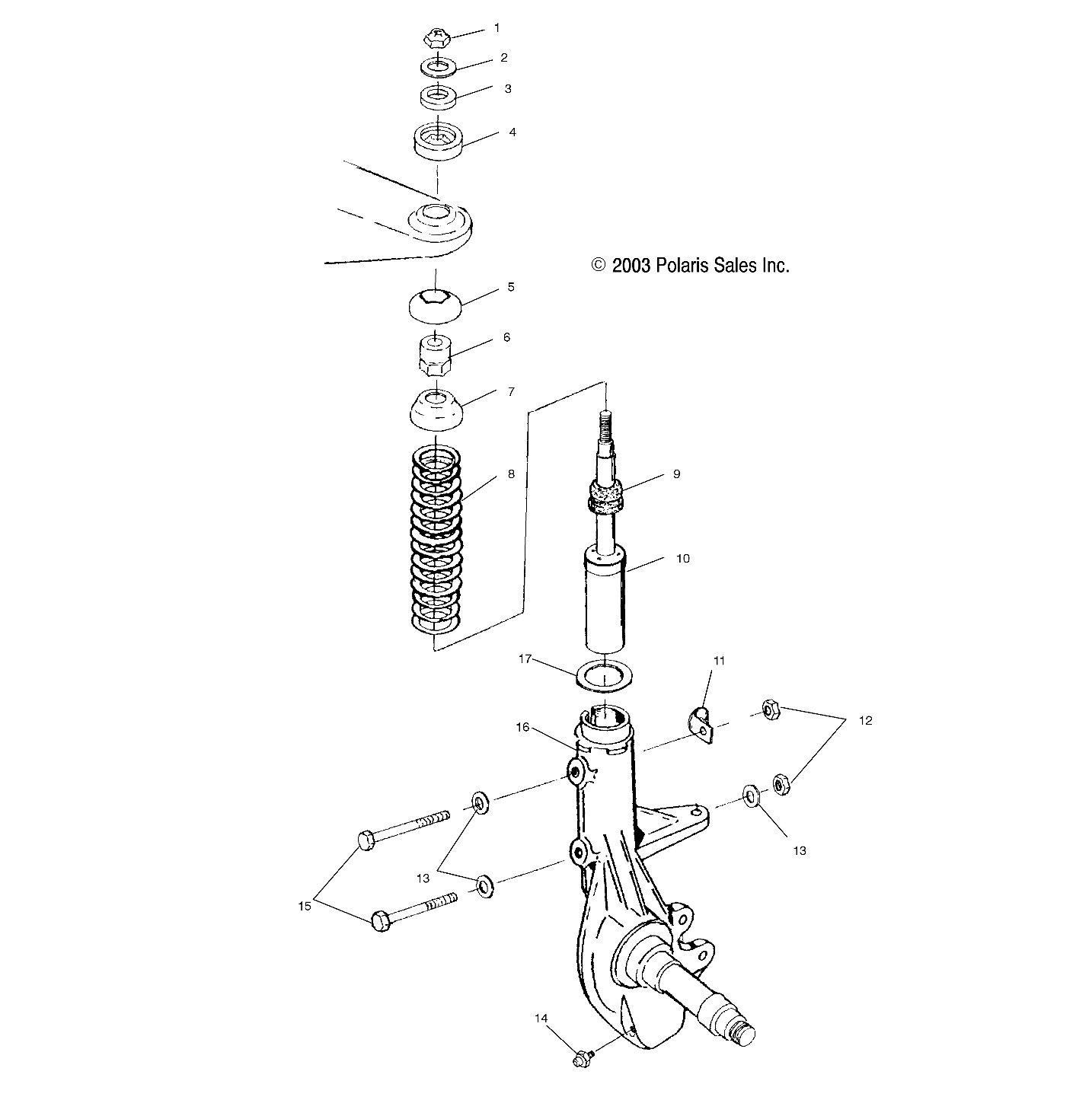 Foto diagrama Polaris que contem a peça 7041868-067