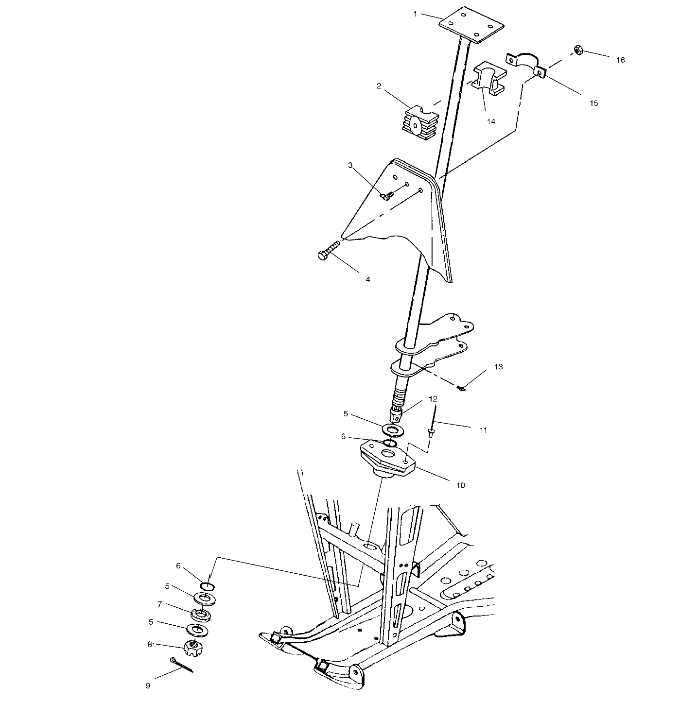 Foto diagrama Polaris que contem a peça 5431572