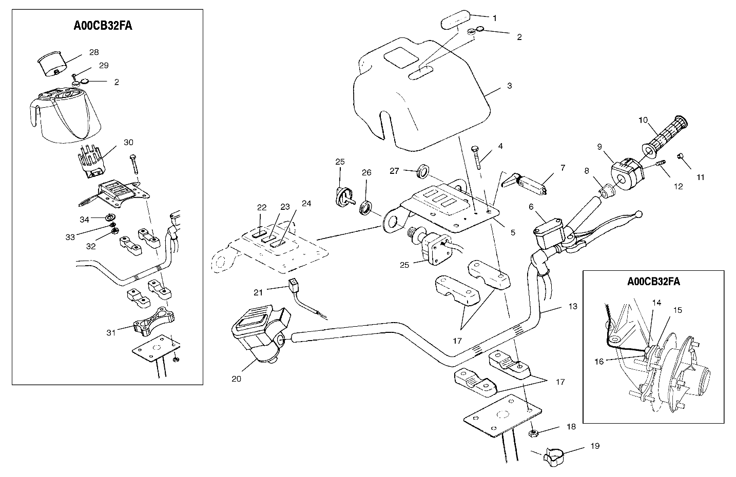 Foto diagrama Polaris que contem a peça 5433183-070