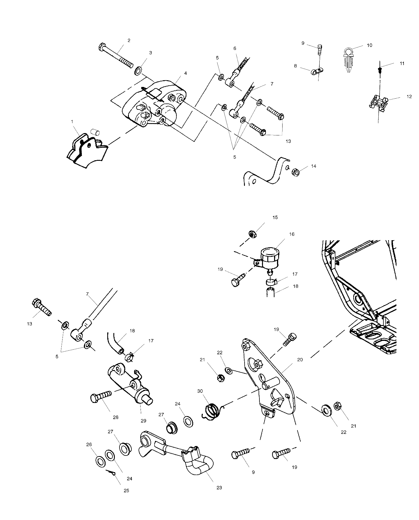 Foto diagrama Polaris que contem a peça 1910288