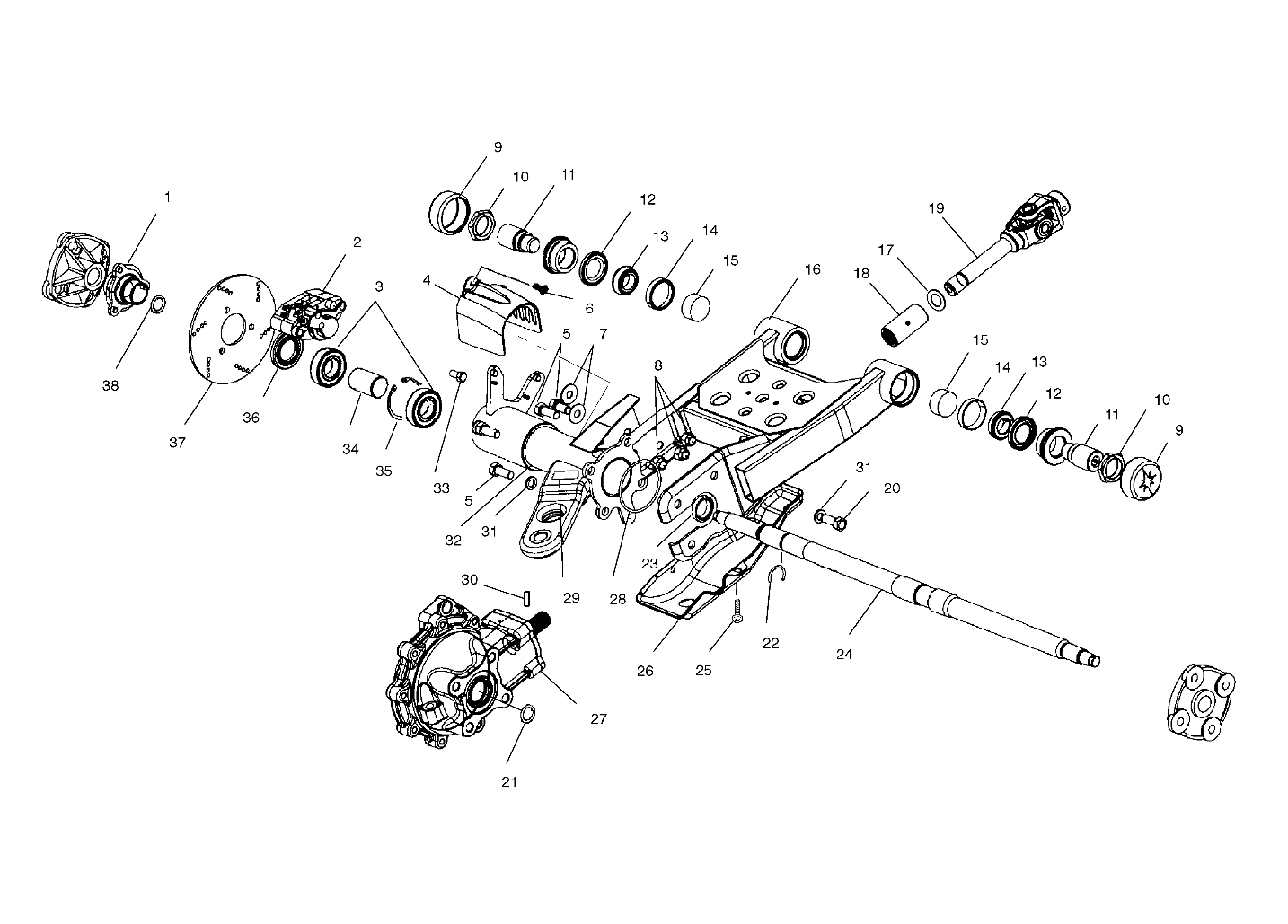 Foto diagrama Polaris que contem a peça 5211849