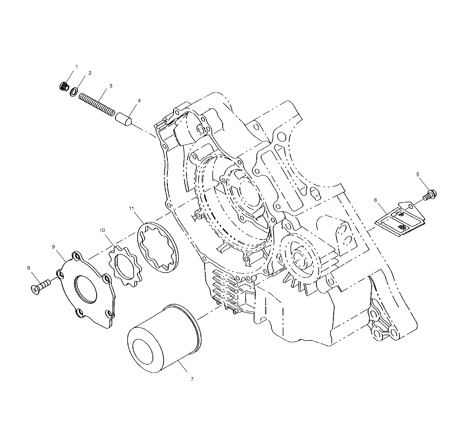 Foto diagrama Polaris que contem a peça 3086451