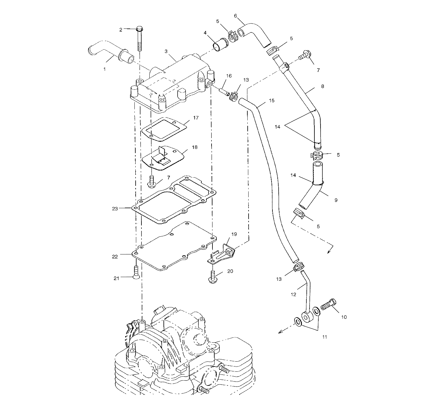 Foto diagrama Polaris que contem a peça 3086476