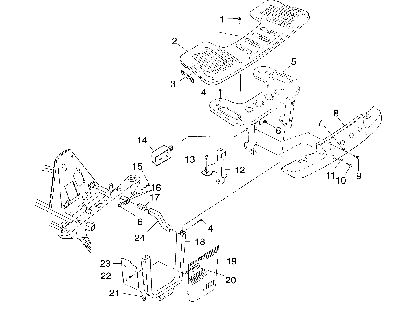 Part Number : 5244624-067 EXTENSION FRAME RH BLK