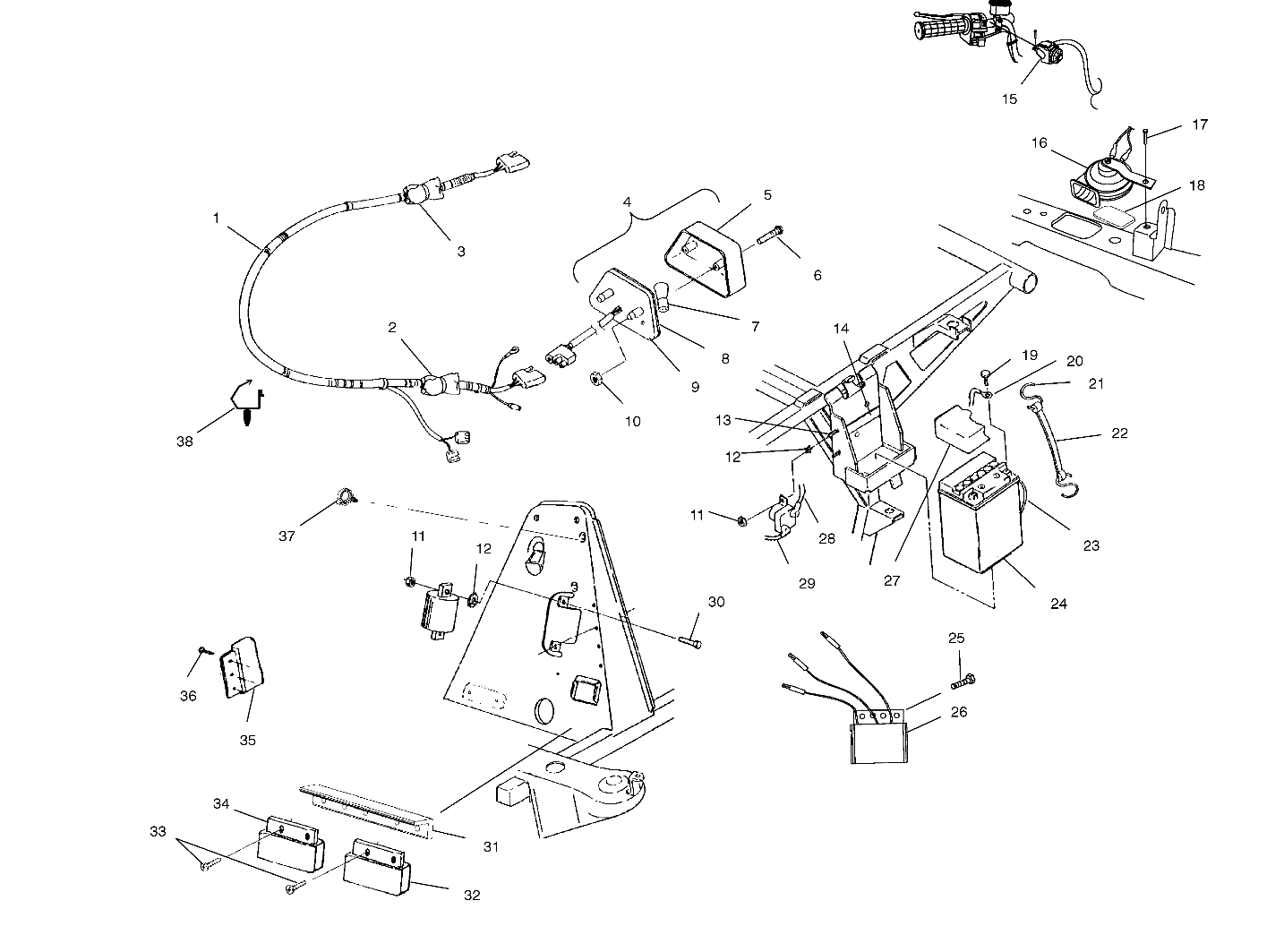 Part Number : 2460737 HARNESS-MAIN WIRE