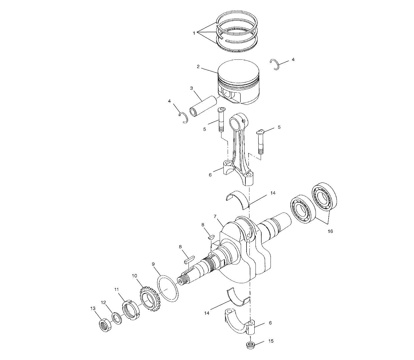 Part Number : 3086424 CONNECTING ROD ASM.