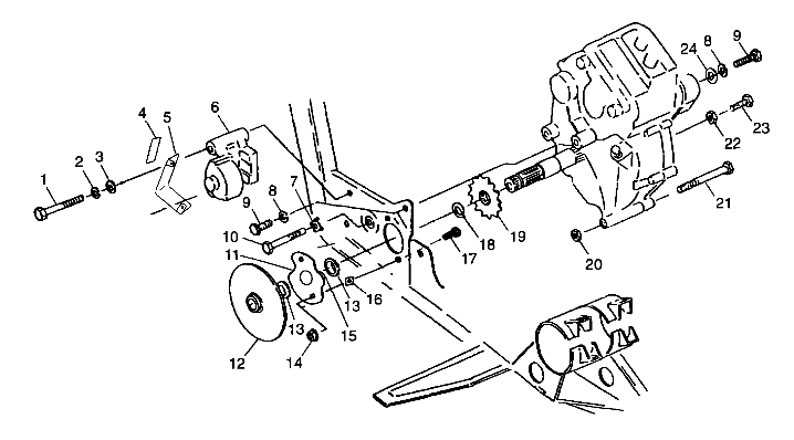 GEARCASE/BRAKE