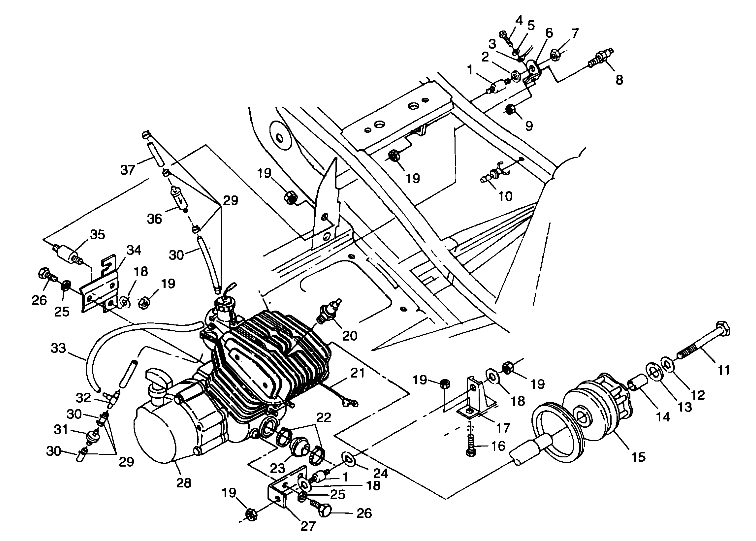 Foto diagrama Polaris que contem a peça 5241799-067