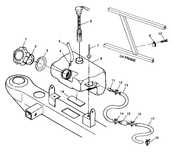 Foto diagrama Polaris que contem a peça 7080526