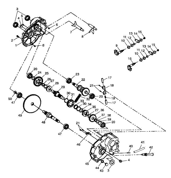 Foto diagrama Polaris que contem a peça 3233039