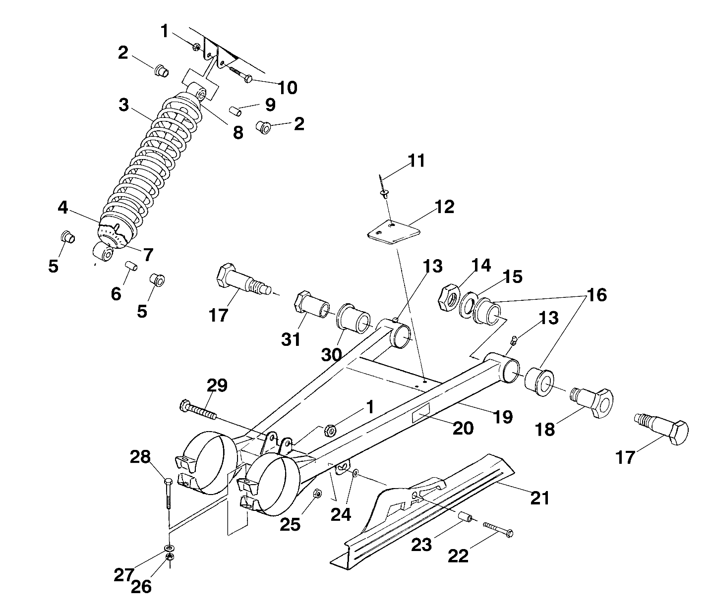 Part Number : 1541327 SWING ARM HYBRID 16.85