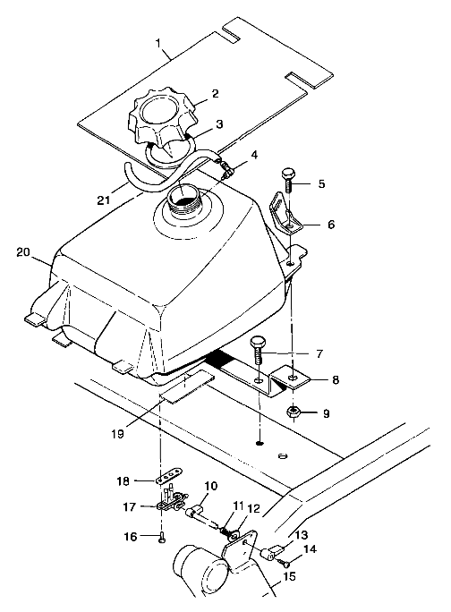 Part Number : 2511323 TANK ASM FUEL