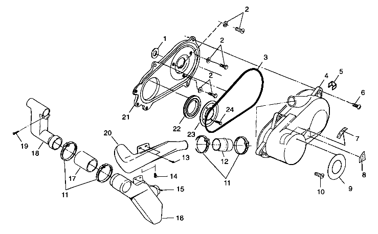 Foto diagrama Polaris que contem a peça 5431006