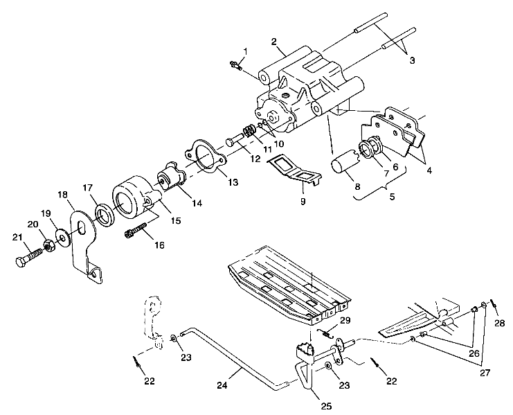 Foto diagrama Polaris que contem a peça 7515145