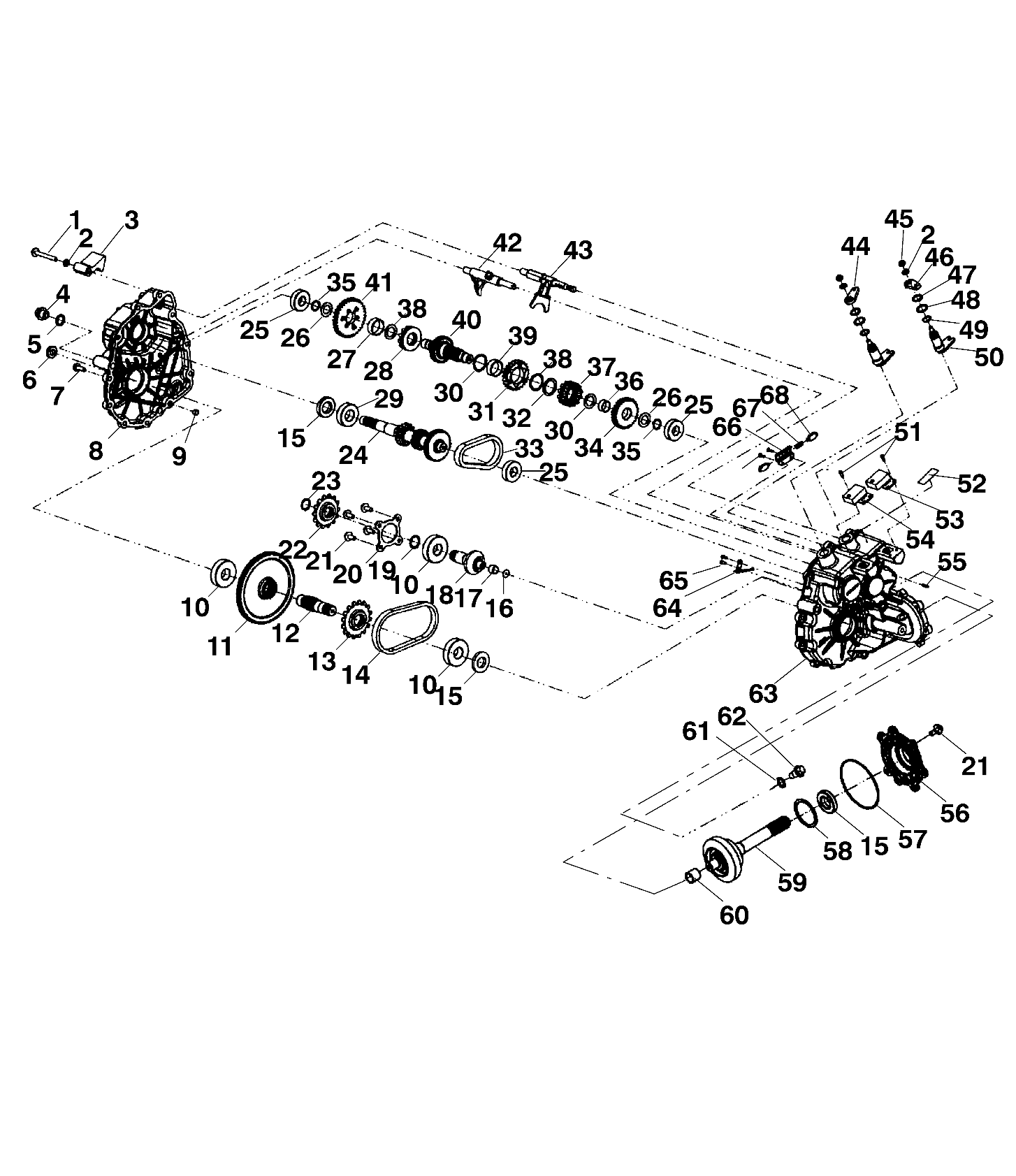 Part Number : 3233632 GEARCASE-LH