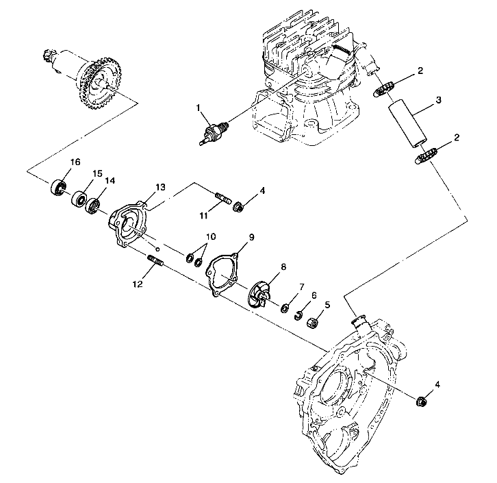 Foto diagrama Polaris que contem a peça 3084188