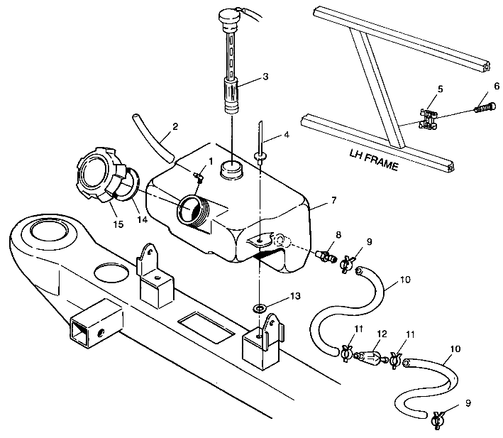 Foto diagrama Polaris que contem a peça 4110177