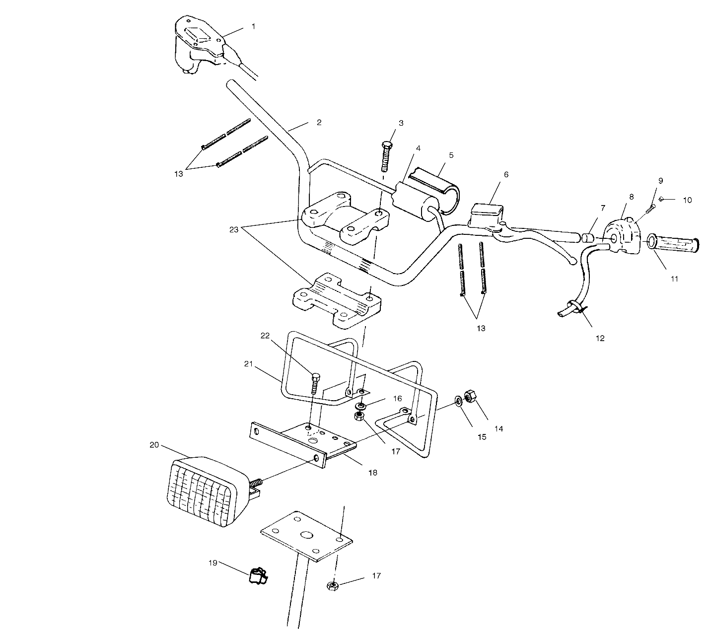 Part Number : 2682454 COVER PAD HANDLEBAR