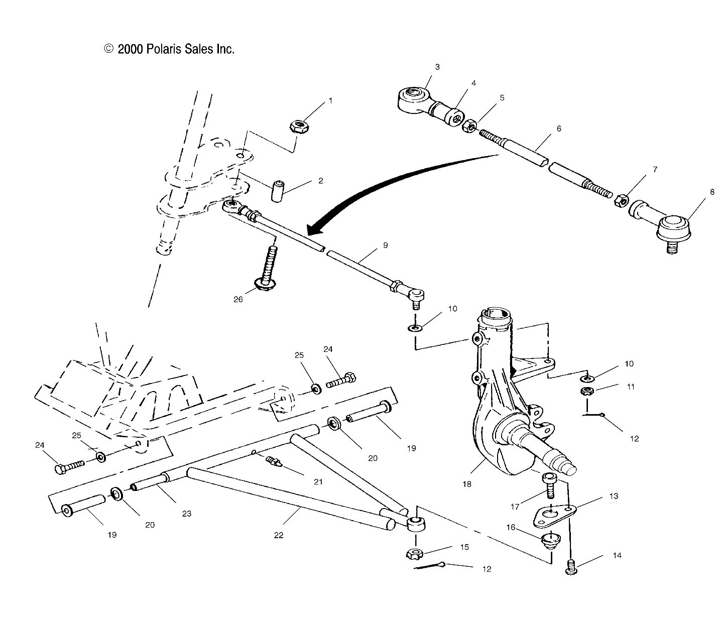 Part Number : 2201523 KIT-A-FRAME LH(1541385)