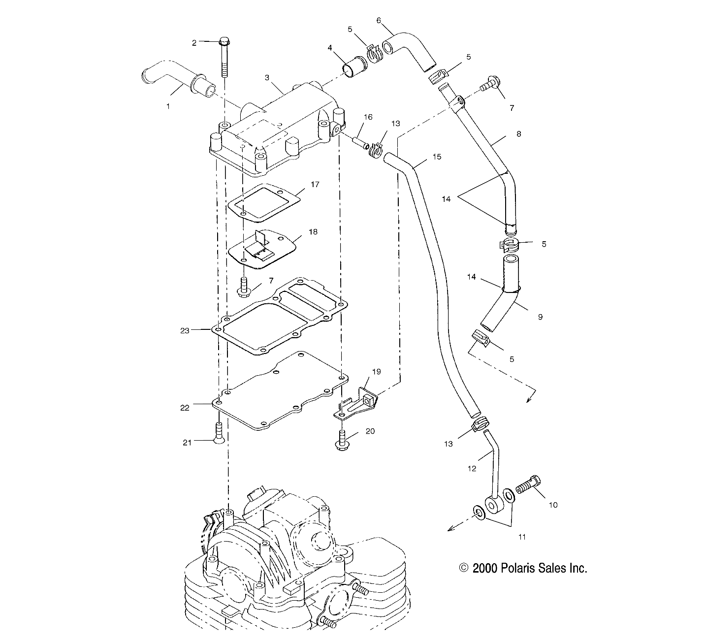 Part Number : 3086486 BREATHER BOX ASM.