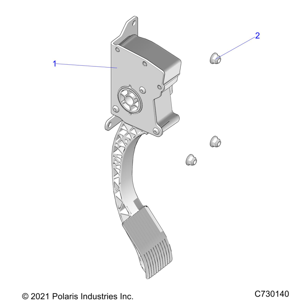 Foto diagrama Polaris que contem a peça 4080107