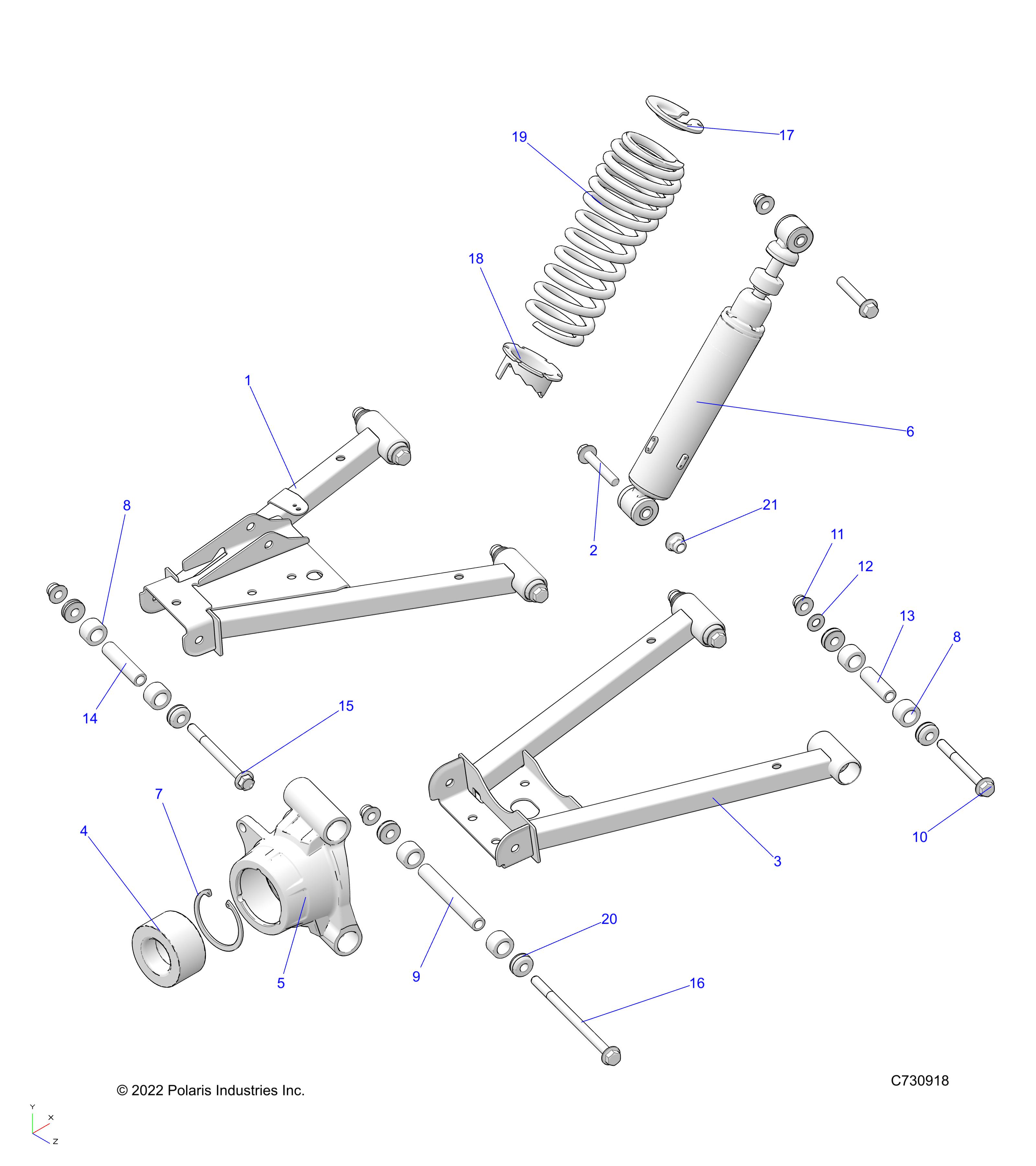 Part Number : 5139968 CAP-PIVOT SEAL M10