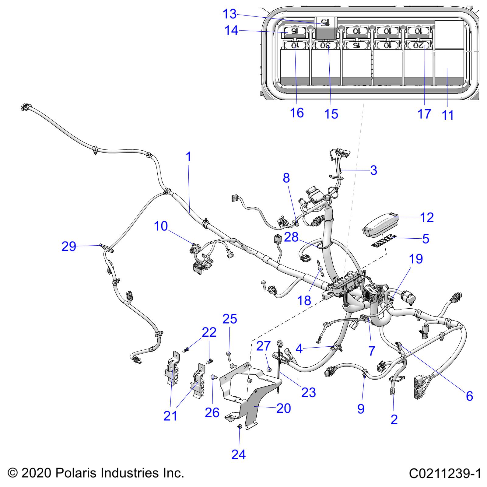 Part Number : 4011406 CIRCUIT BREAKER  15 AMP