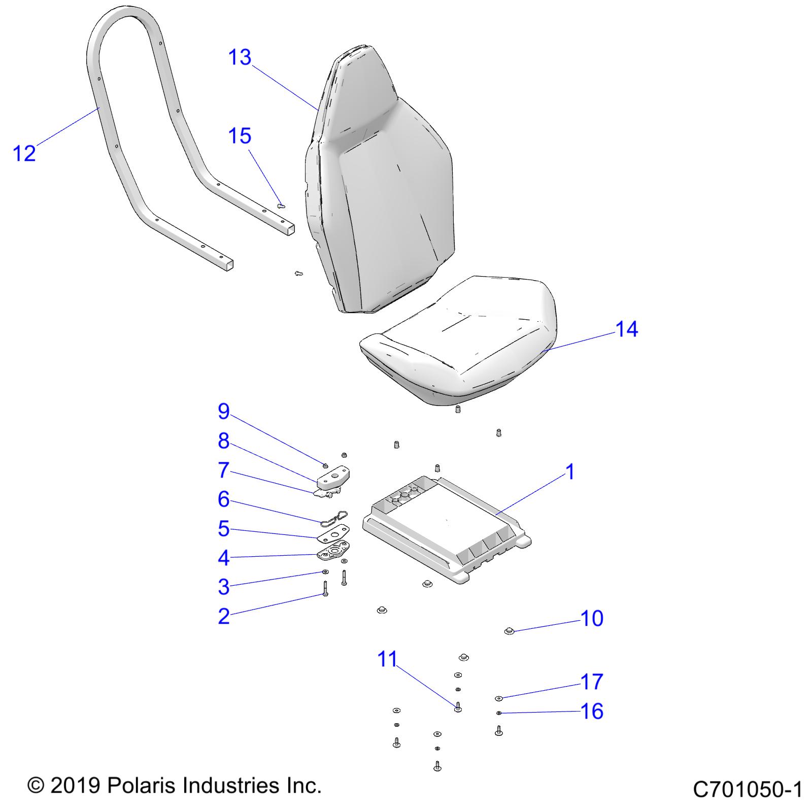 Foto diagrama Polaris que contem a peça 5436597