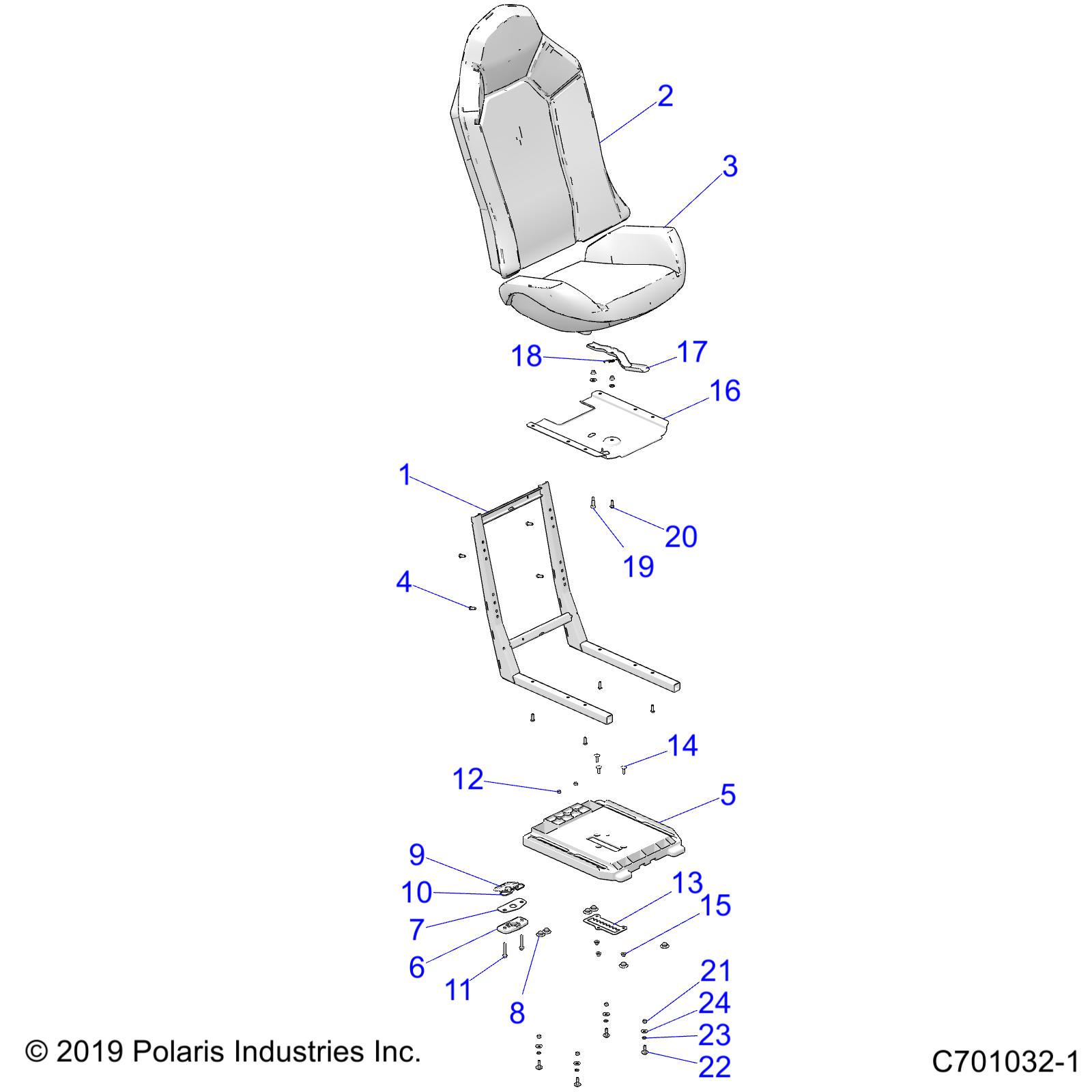 Foto diagrama Polaris que contem a peça 2689228