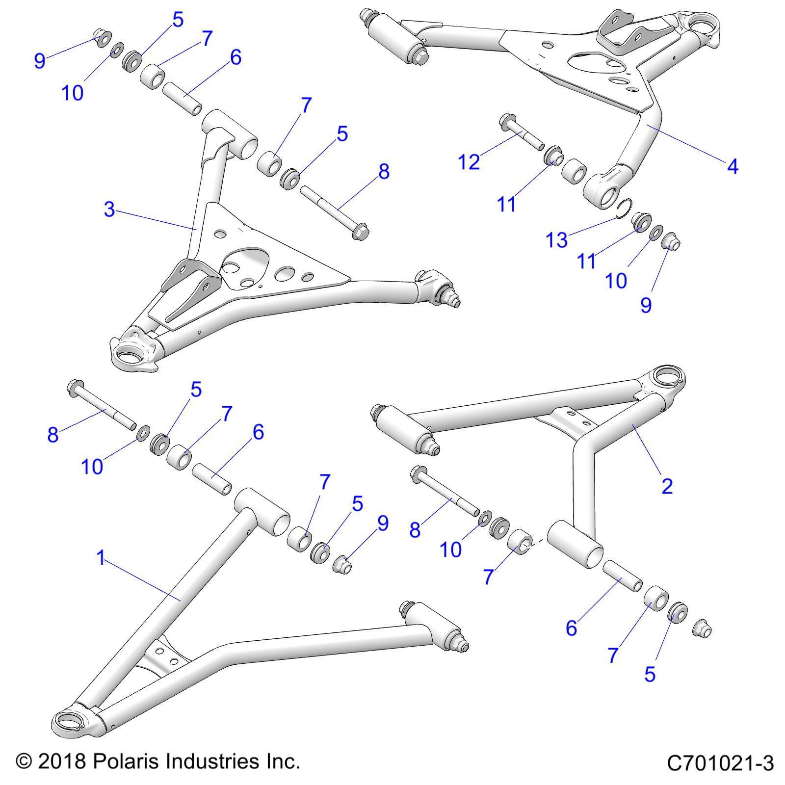 Part Number : 1021405-458 CONTROL ARM  LOWER  FRONT  RIG