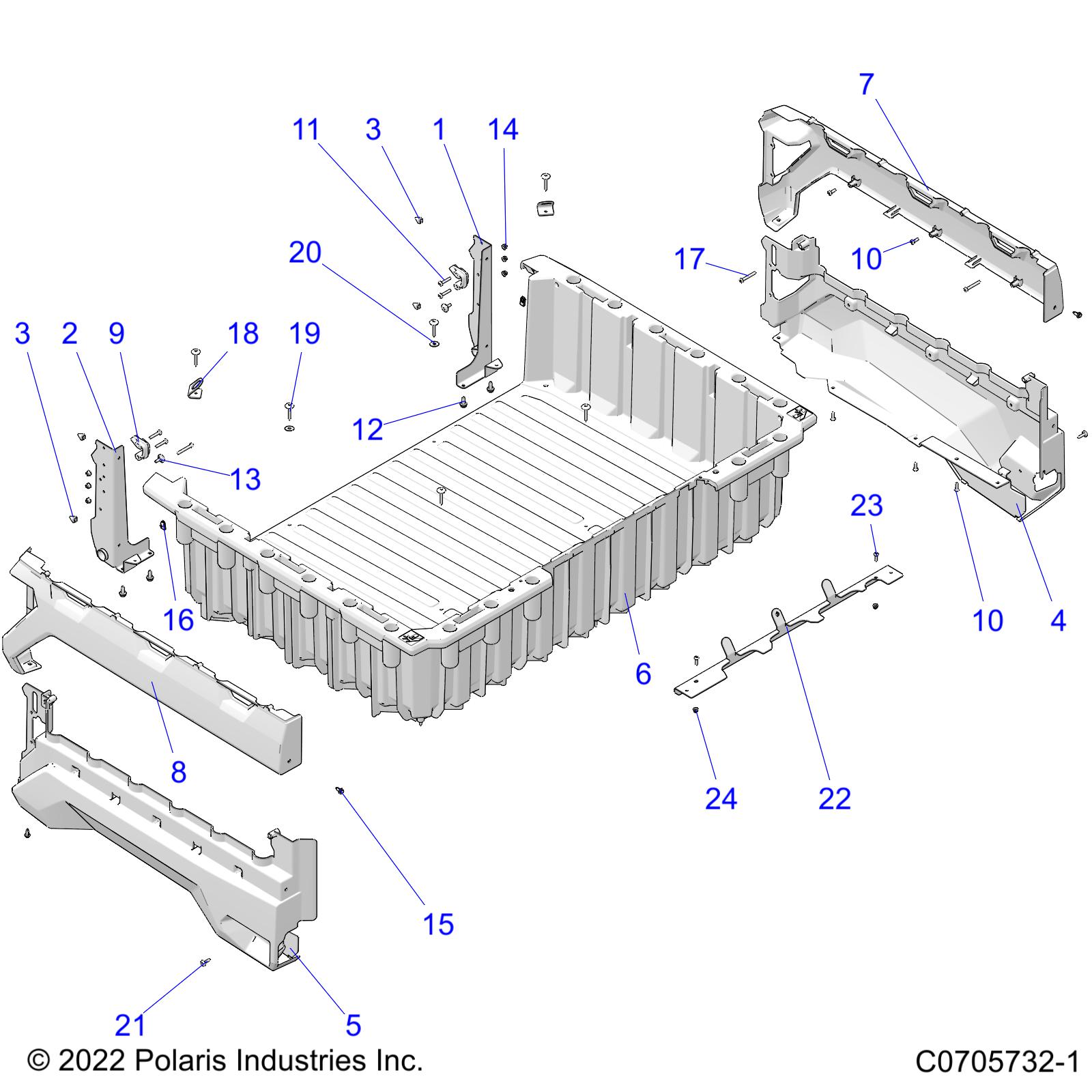 Part Number : 2209721 K-BOX CARGO RGR XP WF CREW