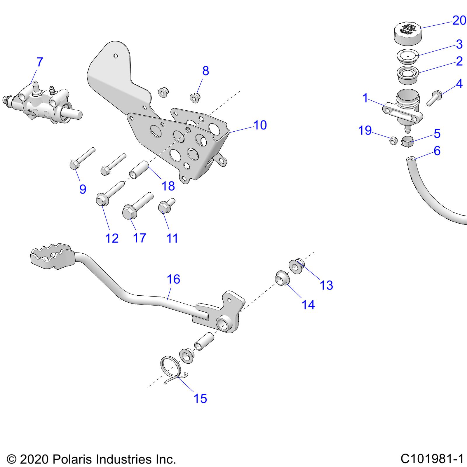 Part Number : 5437039 CAP-RESERVOIR BRAKE