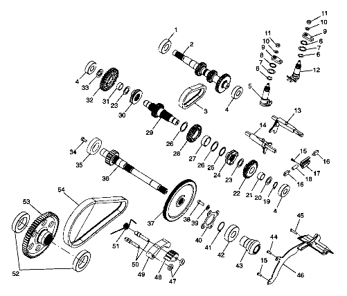 Part Number : 1341230 GEARCASE ASM SHAFT (PRD)