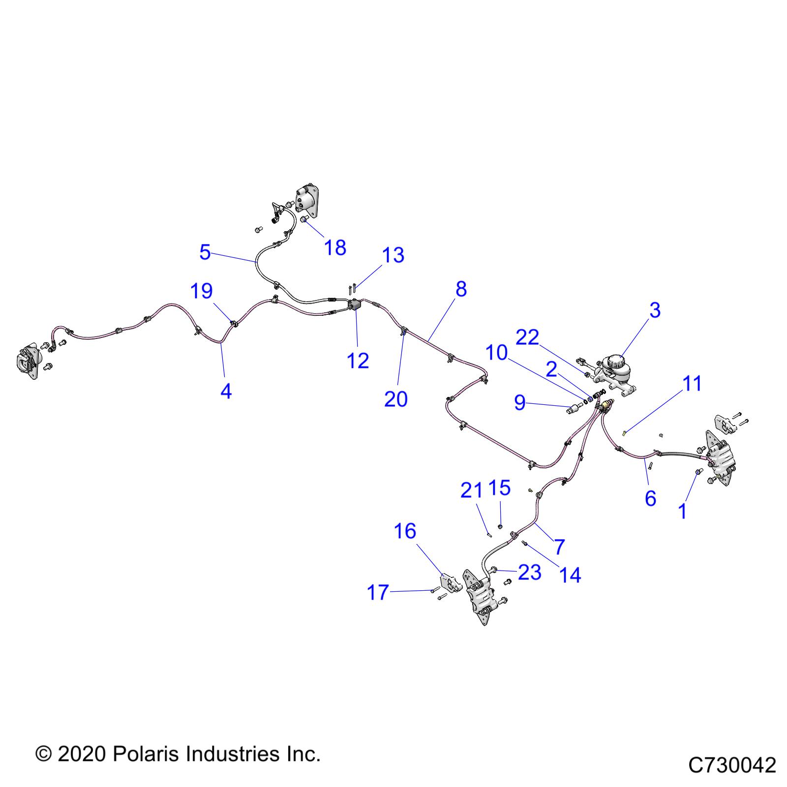 Foto diagrama Polaris que contem a peça 1913787