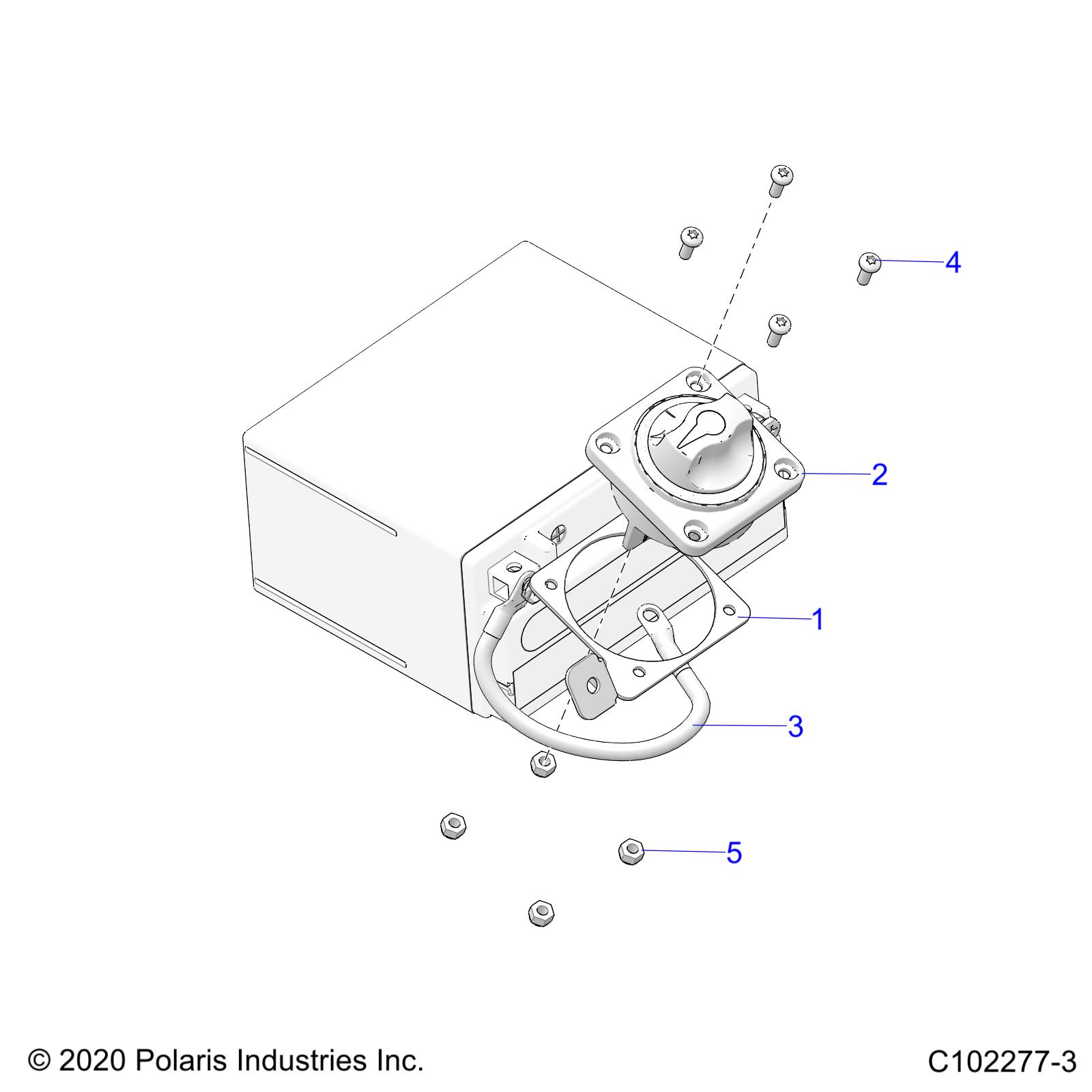 Foto diagrama Polaris que contem a peça 4015966