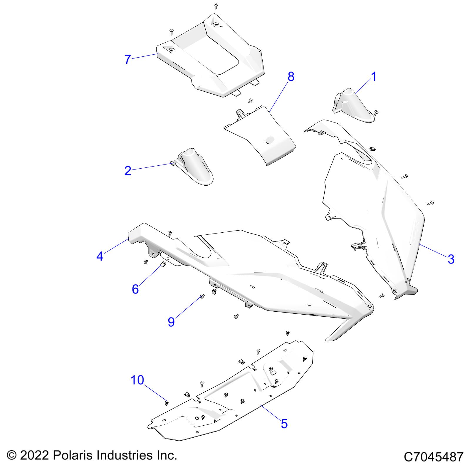 Part Number : 5456017-293 NOSE CONE  BASE  INDY RED