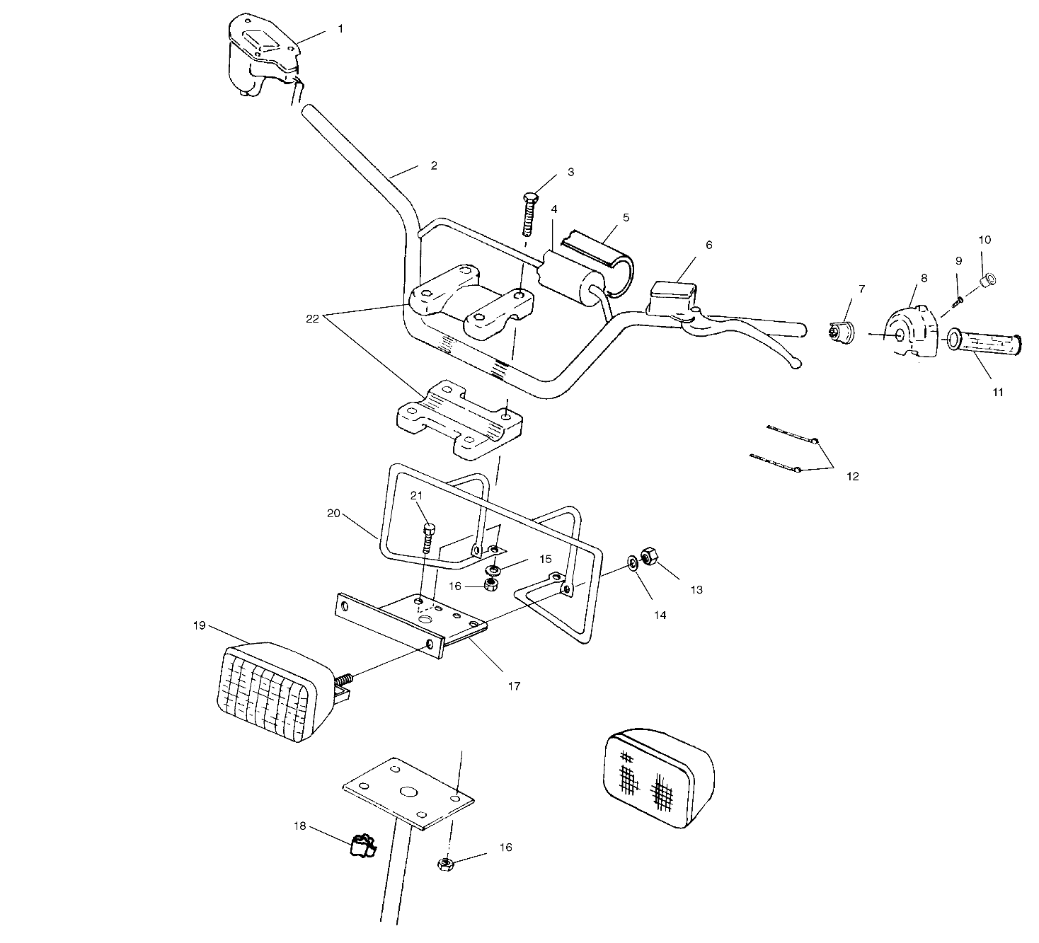 Part Number : 4010191 HI/LO/OFF HANDLEBAR SWITCH