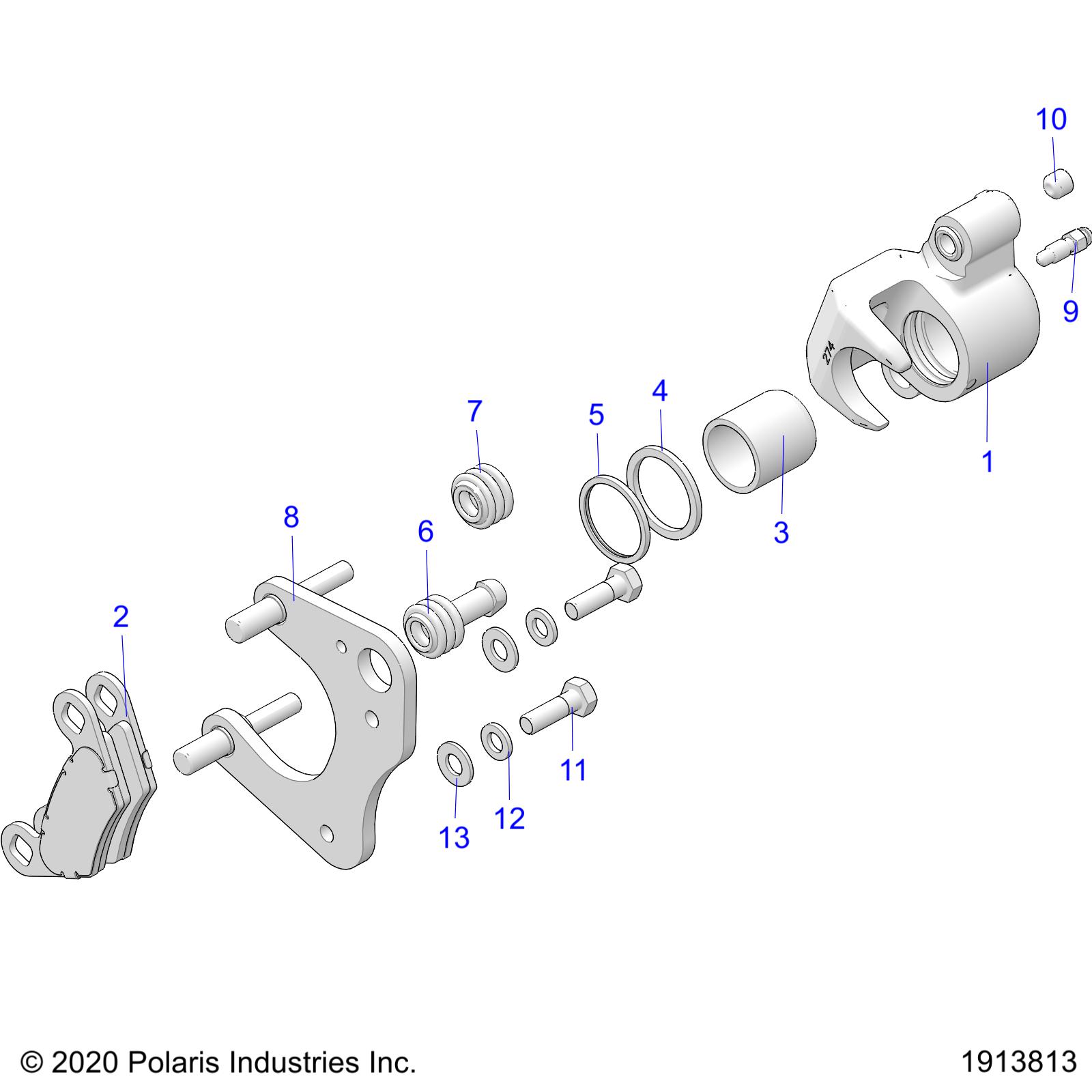 Part Number : 1913979 ASM-CALIPER FRT 1.19 RH METRIC