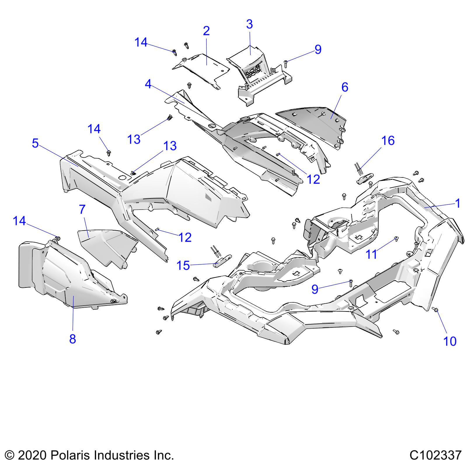 Part Number : 2636428-689 ASM-CAB FR SVC PNT VELBLU