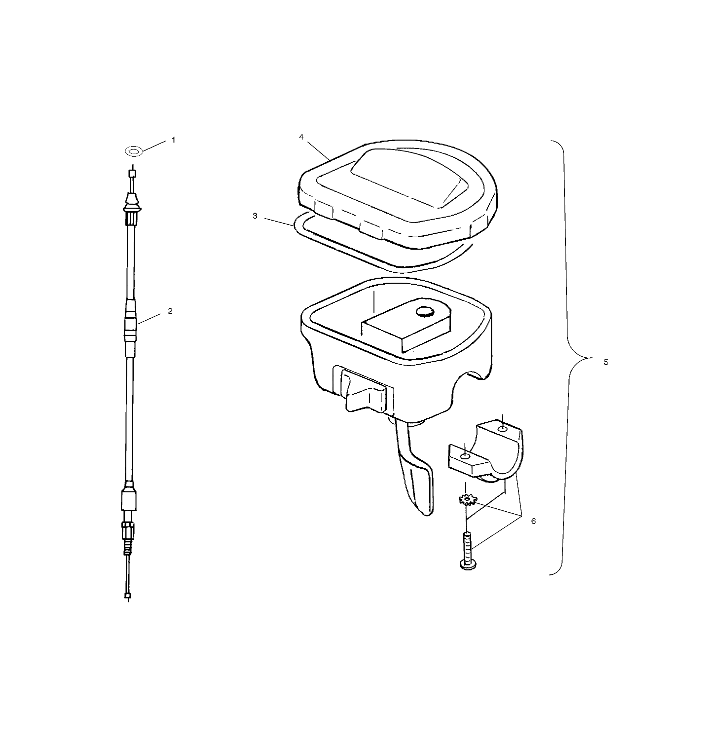 Part Number : 5433806 COVER THROTTLE CONTROL