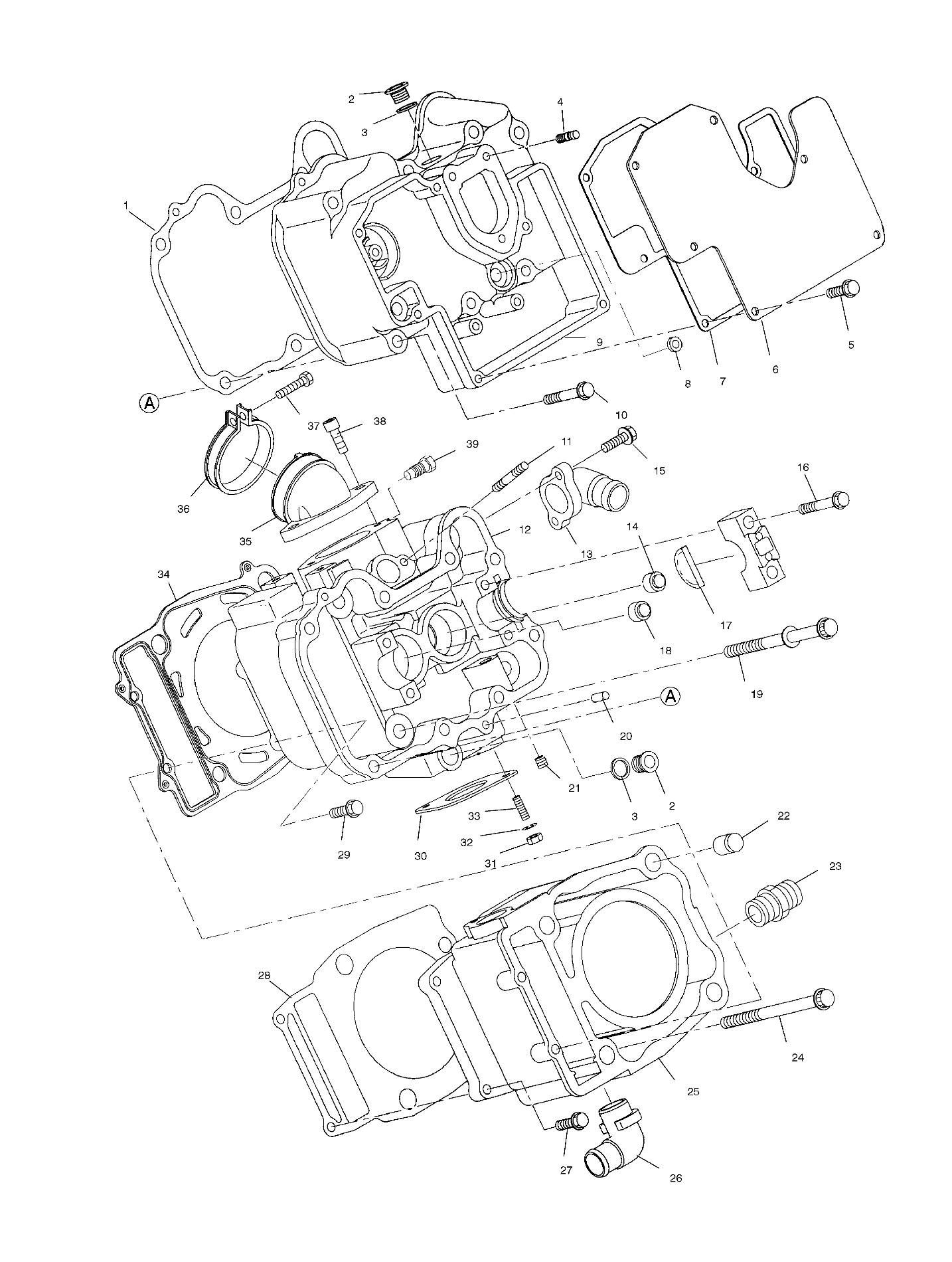 Foto diagrama Polaris que contem a peça 3085086