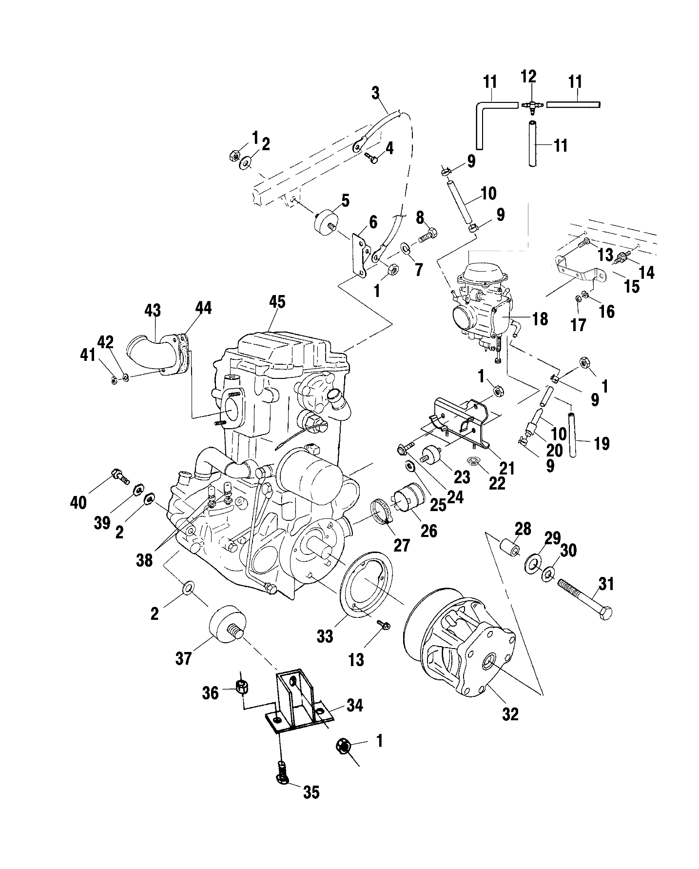 Part Number : 1260994-029 MANIFOLD BLK.