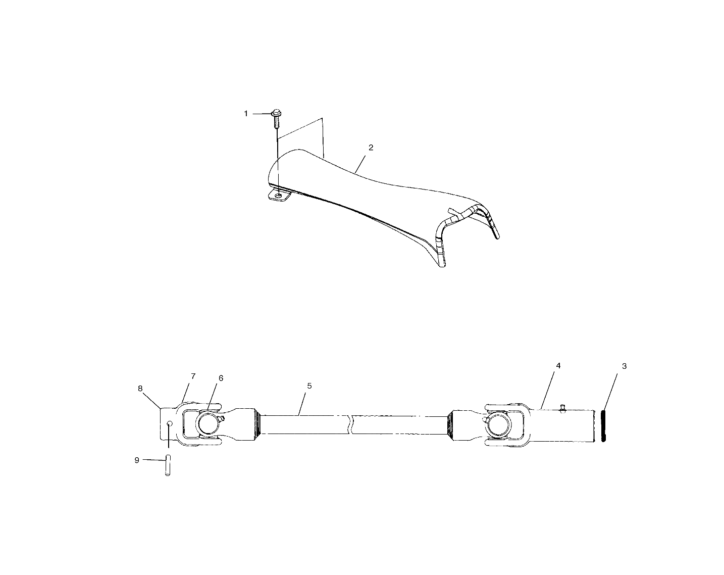 Foto diagrama Polaris que contem a peça 1380124