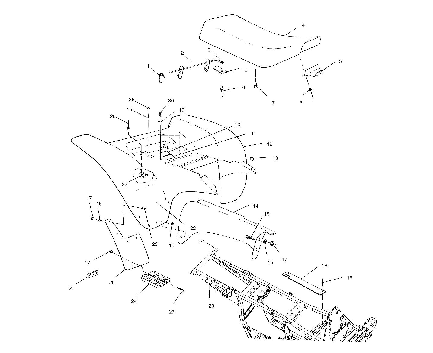 Part Number : 5434014-133 CAB-REAR GEN 3 BRIGHT WHITE