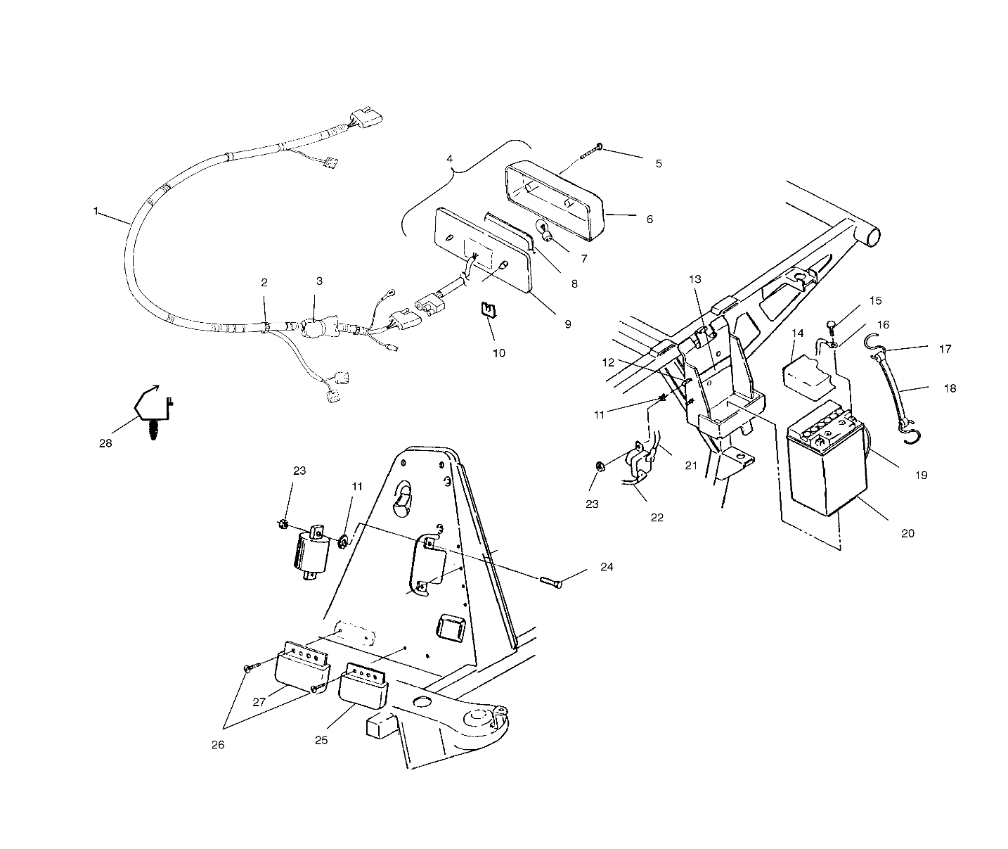 Part Number : 2460778 HARNESS-MAIN CONNECTOR T BLZR